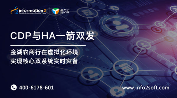 CDP或HA？虚拟化环境下金湖农商行灾备一箭双发