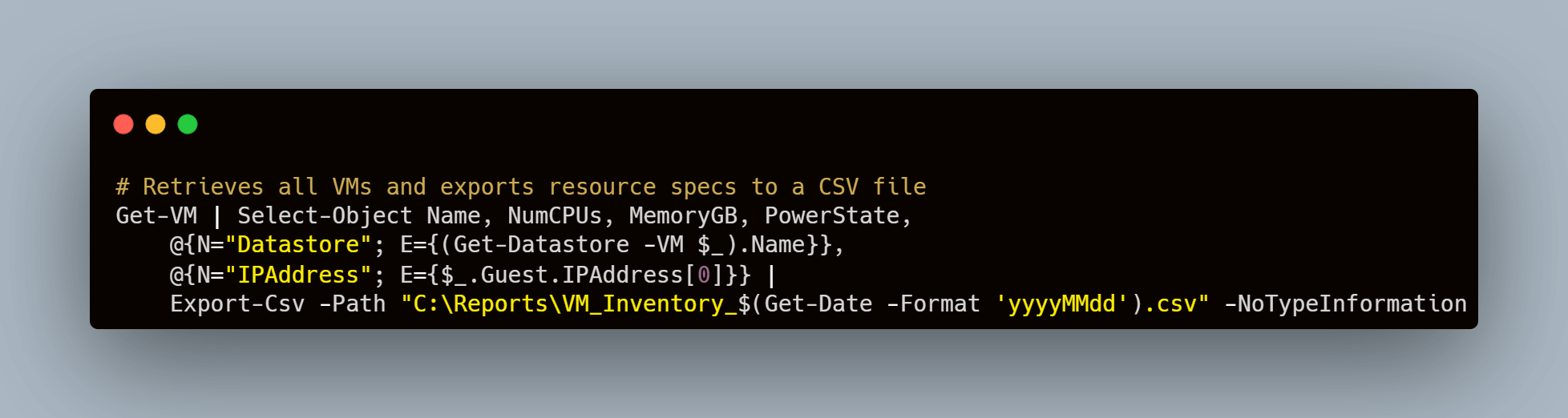 powercli get virtualswitch 查看虚拟交换机配置