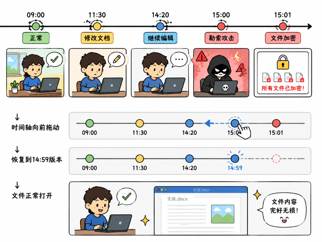 i2share历史版本恢复能力 | 英方软件 a股科创板数据复制与灾备管理软件领先供应商 i2share支持文件恢复到任意历史时间点