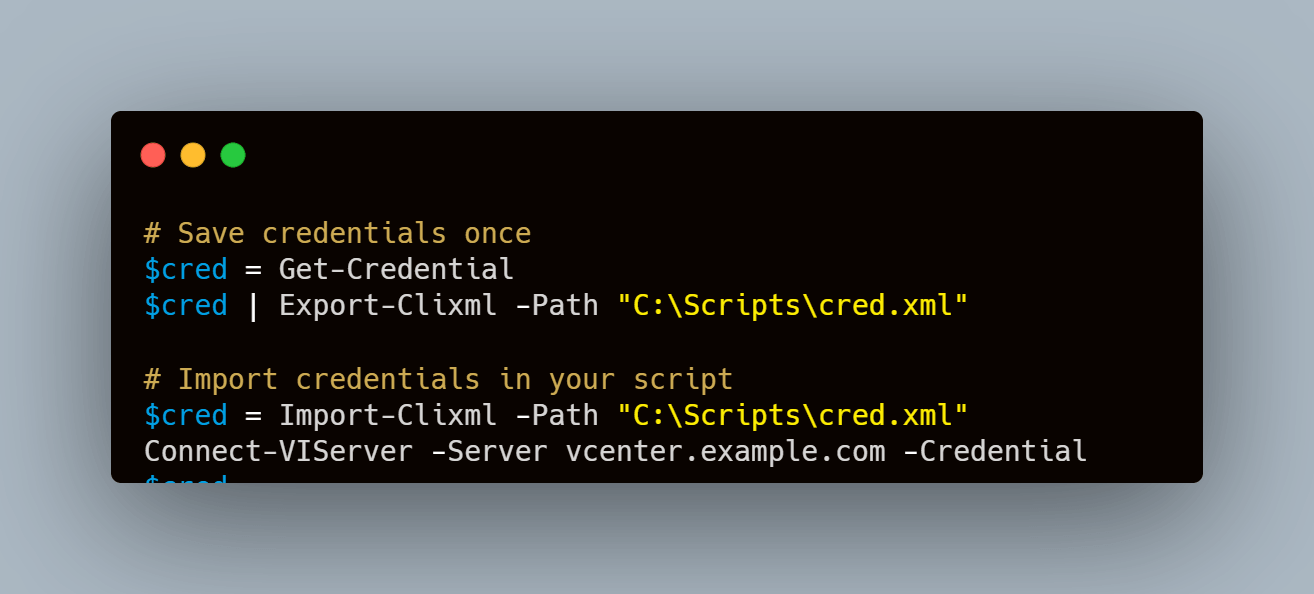 powercli 计划任务凭据无效错误的处理方法