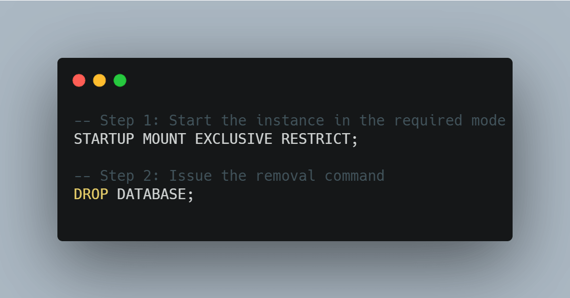 oracle drop pluggable database pdb | 英方软件 a股科创板数据复制与灾备管理软件领先供应商 oracle 删除可插拔数据库 pdb 的命令示例alter pluggable database close 和 drop pluggable database