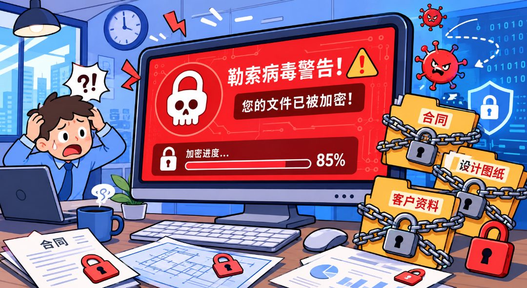 当勒索病毒盯上你的办公电脑，为什么备份也救不了你？