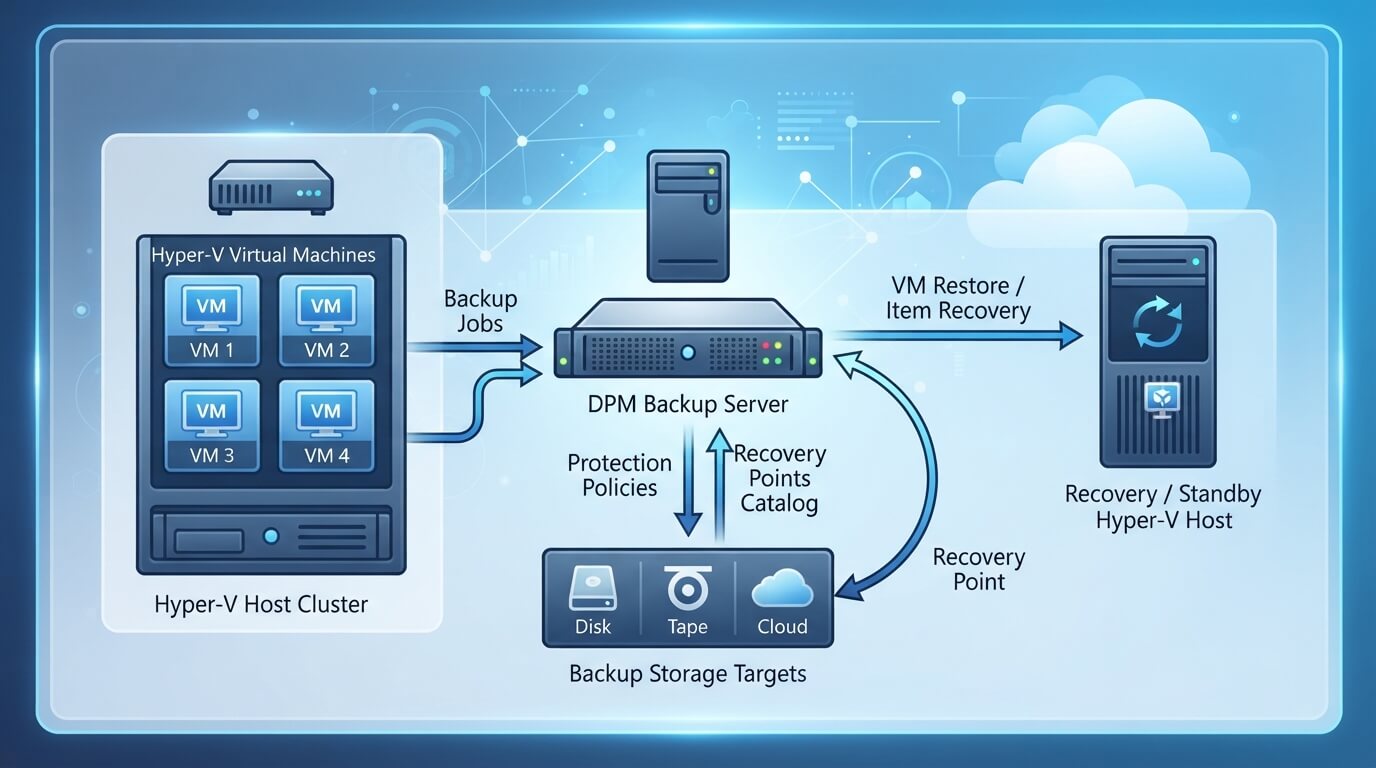 dpm hyper v 备份最佳实践