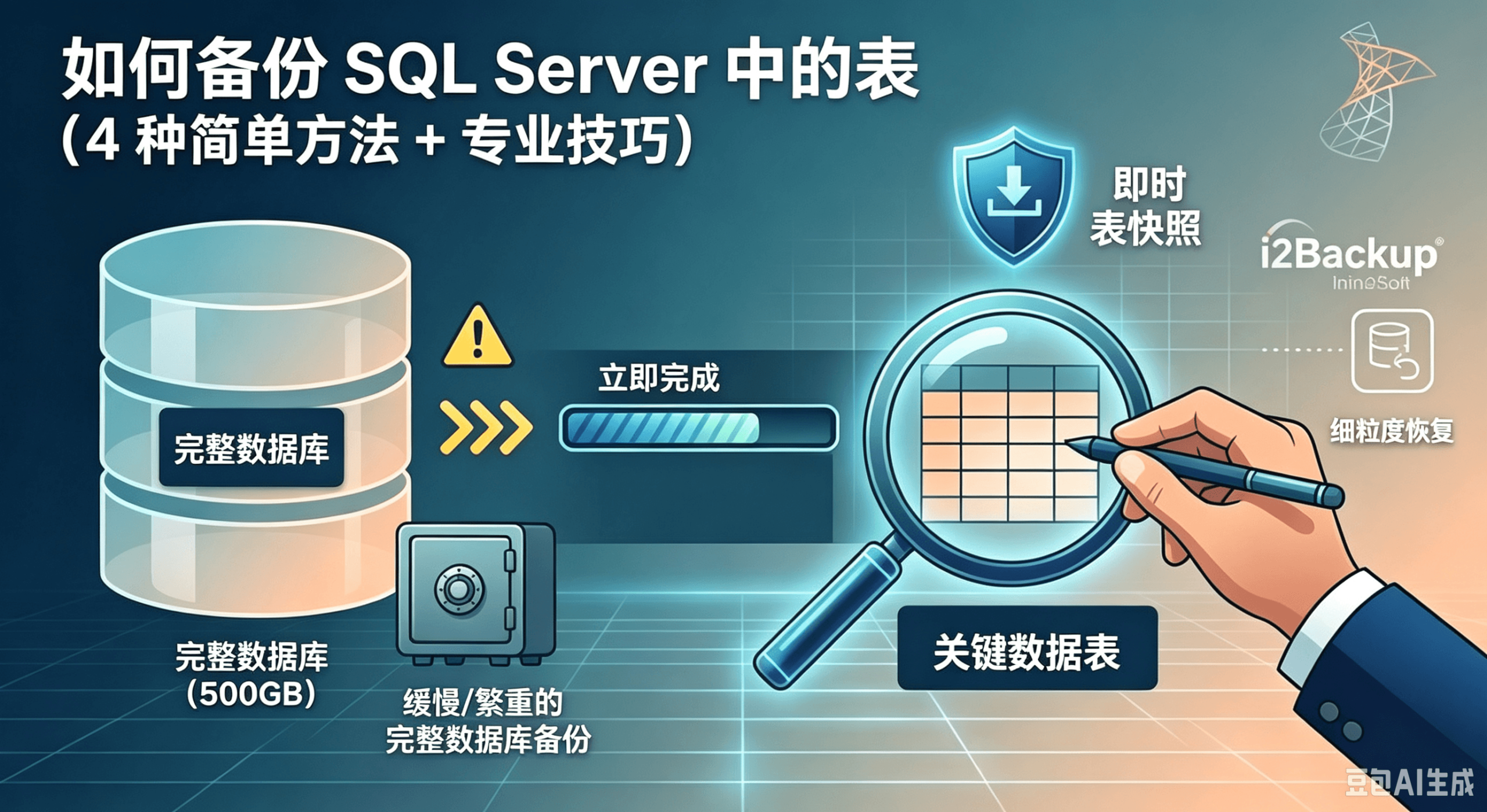 如何在 SQL Server 中备份表[完整指南]
