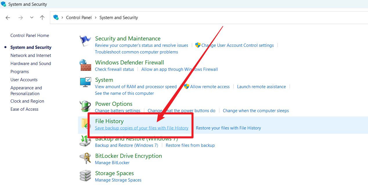 windows 11文件历史记录备份设置界面