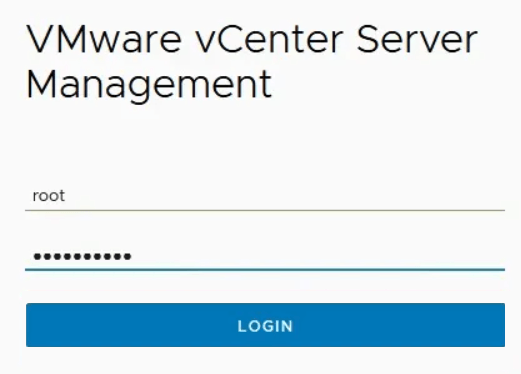 登录 vcenter server appliance management interface vami 登录 vami