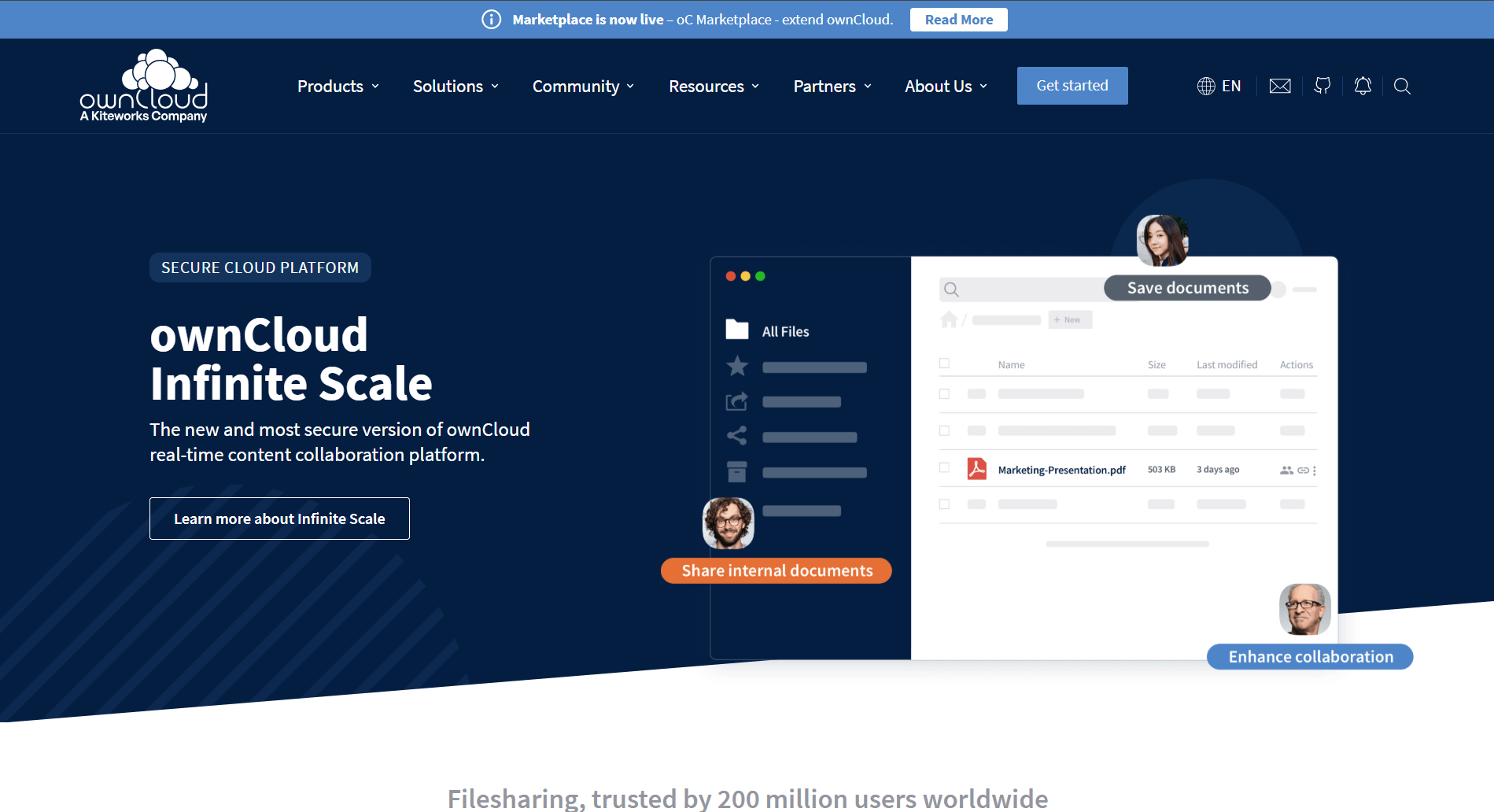 owncloud 开源文件同步首页 owncloud 首页
